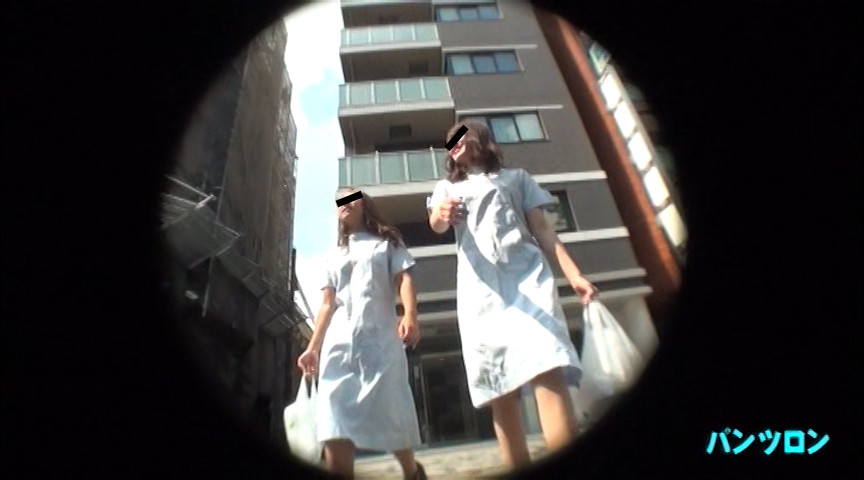 お昼休憩のナースを狙う最強卑劣盗撮師現る【パンチラ】