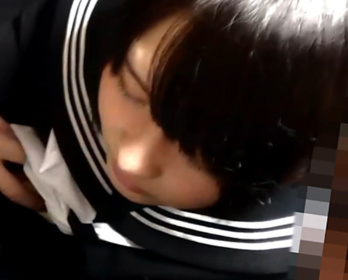制服のままの変態ロリ系JK女子校生を痴漢したったｗ